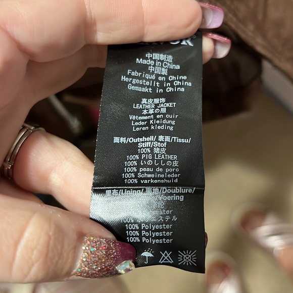 NWT Genuine Suede Moto Jacket - Picture 7 of 7